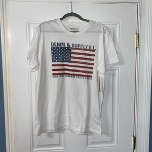 Large Ralph Lauren American Flag Tee Shirt, New with tags